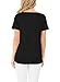 Astylish Women Sexy Criss Cross Short Sleeve Casual Loose Blouse Tops Black Large