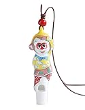 5 Packs Ceramic Whistles Necklace Colorful Monkey