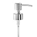 California Home Goods 2 Pack, 8 oz. Liquid Soap Dispenser, BONUS PUMP included, Refillable Round Clear Glass Bottle, Perfect for Liquid Soap, Essential Oils and Lotions, By