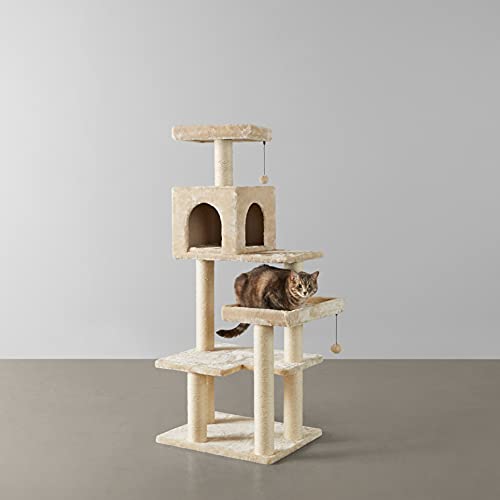 Amazon Basics Extra Large Cat Tree Tower with Condo 24 x 56 x 19