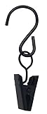 Alamic Party Light Hanger String Light Clips Awning Clips Gutter Hangers Patio Light Clips Stainless Steel String Light Hangers Clip Hooks for Home, Patio, Garage, Party, Camp and More
