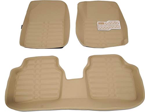 Stinzo Polyutherine 5d Mat for Hyundai Elite I20 (Beige)