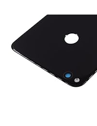 sunways nuevo Huawei P8 Lite 2017 P9 Lite 2017 Honor 8 Lite Nova Lite Huawei Gr3 2017 vidrio cubierta de la batería con calcomanía, Negro