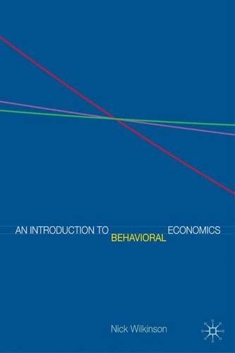 An Introduction to Behavioral Economics
