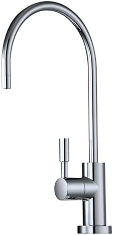 Avanti Designer Kitchen Bar Sink Reverse Osmosis RO Filtration Drinking Water Faucet for 3/8" supply tube - NSF certified, built-in Air Gap, ceramic disk, lead-free - RF888A-06BN Brushed Nickel