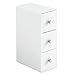 iDesign Cosmetic Organizer for Vanity Cabinet to Hold Makeup, Beauty Products Eyeglasses - 3 Drawers, White