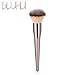 Hunputa 1PC Gold Cosmetic Brushes Kabuki Face Blush Brush Powder Foundation Tool (Gold)