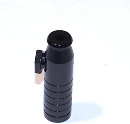 ShowJade TM Aluminum Snuff Snorter Bullet Energy Snuff Made In USA (Black)
