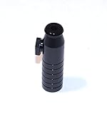 ShowJade TM Aluminum Snuff Snorter Bullet Energy Snuff Made In USA (Black)