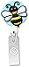 Bee 3D Rubber Retractable Badge Holder
