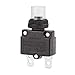 DIYhz 3Amp Circuit Breakers Thermal Overload Switch Protector 88 Series Manual Push Button Reset with Quick Connect Terminals and Waterproof Button Cap 32VDC or 125/250VAC 4PCS