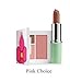 NEW Clinique Skin Care Makeup 7 Pc Gift Set Travel Size Pinks Spring 2015 Value $70