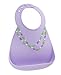 Make My Day Soft Silicone Baby Bib Lavender Jewels