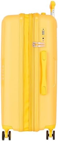 Joumma Bags Inari - Valigia rigida ABS, diverse dimensioni, nero, verde, rosso, grigio, poliestere, giallo, Taglia unica, Set 2 valigie