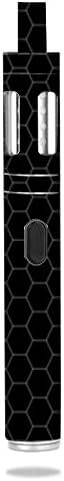 Decal Sticker Skin WRAP - Innokin Endura T18 - Honeycomb Black Dark Art Pattern Design