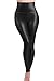 Venusdesigns Women Shiny High Waisted Faux Leather Legging