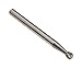 Forney 60135 Tungsten Carbide Burr with 1/8-Inch Shank, Ball Shaped, 1/8-Inch,Dark Grey