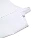 LINLIN SUN 3 Pack White Kids’Chef Apron,School and Home Artist for Cooking, Baking,Painting or Decorating Party (Large/9-12Years)