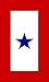 1 Blue Star Military Service Flag Sticker (army decal)