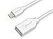 Cellularize Extension Cable (White, 3.3FT/1M) Male to Female Audio, Data, Photo, Charger Dock Extender Compatible with Phone/Pad 11 Pro, X, XS, XS Max, XR, 8, 7 Plus (1FT-13FT Available)