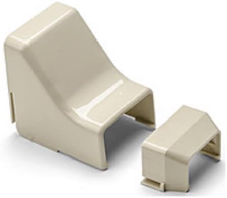 HellermannTyton TSR2I-50 1.25-inch Ceiling Drop Cap - PVC - 10 Pack - Ivory