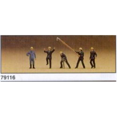 Preiser 79116 Firemen (5) Figure Set
