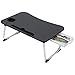 Abvenc Foldable Laptop Table Lapdesk, Large Bed Tray Multifunction Laptop Desk with Storage Drawer, Portable Mini Picnic Desk,Notebook Stand Read Holder for Sofa Couch Floor (Black)thumb 1