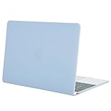 Mosiso Plastic Hard Case Cover for MacBook 12 Inch with Retina Display Model A1534 (Version 2017/2016/2015) - Airy Blue