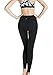 Tesla TM-XYP82-BLK_X-Large Fleece High-Waist Lined Leggings Tights Thermal Yoga Pants w Hidden Pocket Tummy Control XYP82