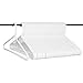 Made in USA Super Heavy Duty Plastic Clothes Hangers – Bulk Pack of 20, 30, 50, 100 – Strong Closet and Coat Hangers (36pk White)