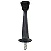 10 Pack - Designers Impressions Matte Black Heavy Duty Solid Rigid Door Stop w/Rubber Tip : 2643 primary