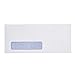 YuanKanJu 500#10 Self Seal Security Single Window Envelopes-Designed for Business Statements, Computer Printed Checks, QuickBooks Invoices - 4 1/8 X 9 1/2 - Made in The USA