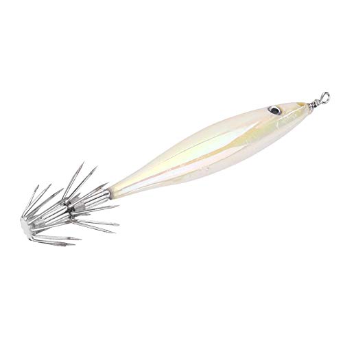 Huairdum Simulation Fishing Lure, Squid Hook Artificial Fish Bait Hook Wobbler Hard Tackle Bait Hook Crankbaits Swimbaits Boat Fishing Lures Set Fishing Accessory(#6)