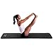 ProsourceFit Extra Thick Yoga and Pilates Mat ½” (13mm), 71-inch Long High Density Exercise Mat with Comfort Foam and Carrying Strap, Blackthumb 4