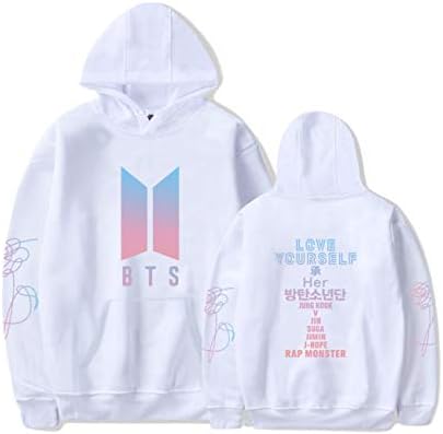 Lifestylle Kpop BTS Hoodie Love Yourself Hooded Suga Jungkook V Jimin Rap Monster Sweater Sport Jacket Pullover Sweatshirt