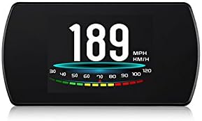 MeterMall P12 HUD Head Up Display Multi-Color Car Speedometer Digital Horizontal Reflective Projector