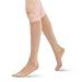 Fytto 1020 Opaque Compression Socks for Professionals 15-20 mmHg - Graduated Medical Support for Flight, Travel, DVT and Edema - Small, Nude
