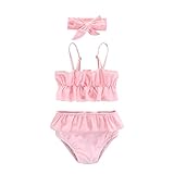 Amberetech Baby Girls' Bikini Sets Summer Swimsuit