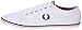Fred Perry  KINGSTON TWILL Shoe, White, 9 D UK (10 US)