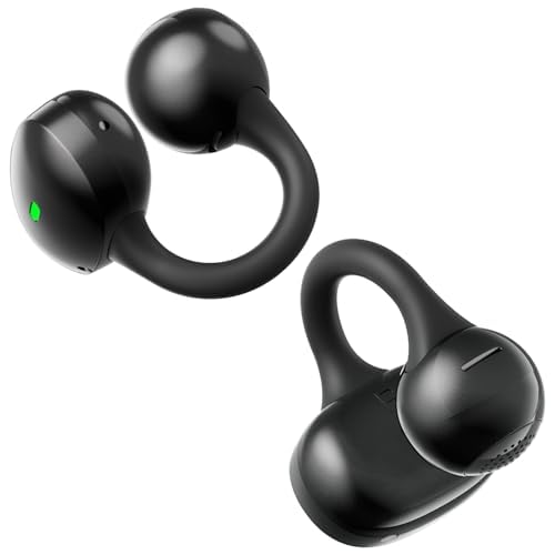 Photo 1 of inscamera Open Ear Earbuds, Clip-On Earbuds Wireless Bluetooth, Ear Clip Bluetooth Headphones, Lightweight Comfort, Ergonomic Secure Fit for Small Ears, Ultra Open Audio, Waterproof, 40H Playtime