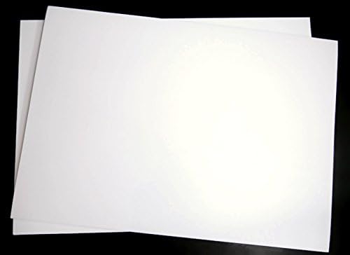 Evergreen Goods™ 100 Sheets A4 Waterproof Matte White Sticker Vinyl