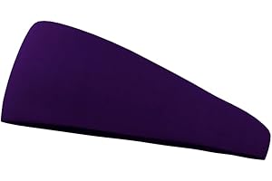 Bondi Band 3” Tapered Moisture Wicking Workout Sweatband; Running, Crossfit, Weightlifting, Training; Absorbs & Evaporates Sweat - One Size Fits All, Purple, 3" (HB-2756-3)