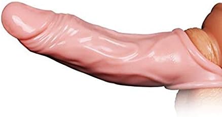 DDGDKJ0758 Pên?ís Sleeve Extender Delay Éjá-cúlátion Silicone Pên?ís Ring C-l?t?rís S-timùlátiòn Ring for Men Enjoy at Any Time DDGDKJ0758