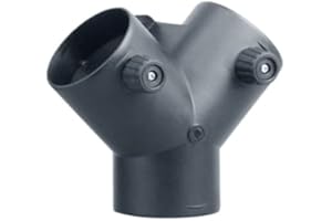SEADEAR Hose Adapter Vent Hose Connector Dryer Vent Splitter Connector Adjustable Valves Duct Connector 3 Way Y-shape Hose Adapter Compatible for Parking Air Heater