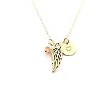 Dainty Angel Wing Necklace - 14k Gold Fill - Memorial Jewelry - Sympathy Gift