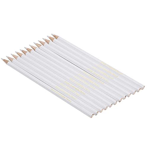 Water Soluble Fabric Marking Pencils, 12 Count White 7in at Amazon