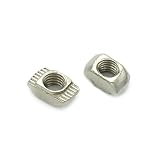 TOPINSTOCK 20x20 European Aluminum Extrusions Slim T-Nut M5 Thread Pack of 100