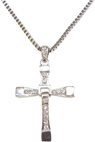 Donacosplay Necklace - Vin Diesel Style Fast &amp; Furious Inspired Cross Necklace Cosplay Costume