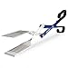 BBQ Croc 3 in 1 Barbecue Tool 18-inch - Lightweight and Long Tongs, Spatula and Grill Scraper (Blue) (18 inch Without Flashlight)