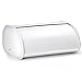 Polder Premium Retro Style, Large-capacity, 18/8 Steel Bread Box, Measures 17